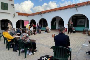 Taller de percusión africana en la Casa de la Juventud de Telde/Francisco Javier Santana.